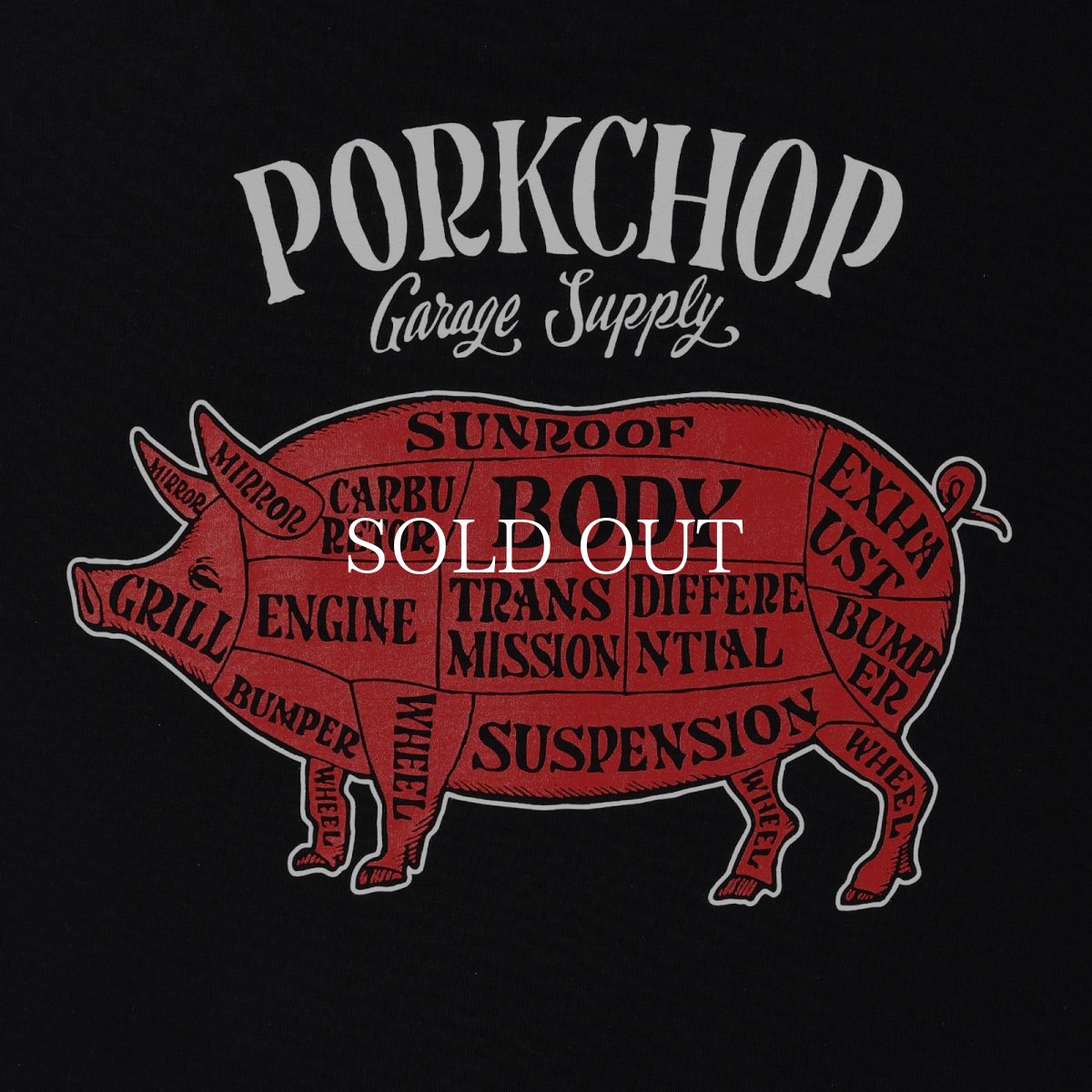画像8: PORKCHOP GARAGE SUPPLY  PORK BACK TEE (8)