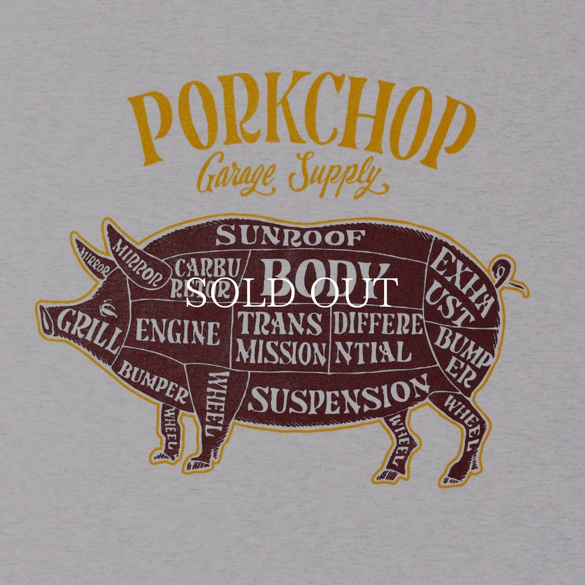 画像12: PORKCHOP GARAGE SUPPLY  PORK BACK TEE (12)