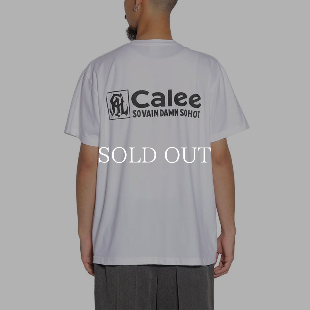 画像10: CALEE  STRETCH CAL NT LOGO TEE ＜NATURALLY PAINT DESIGN＞ (10)