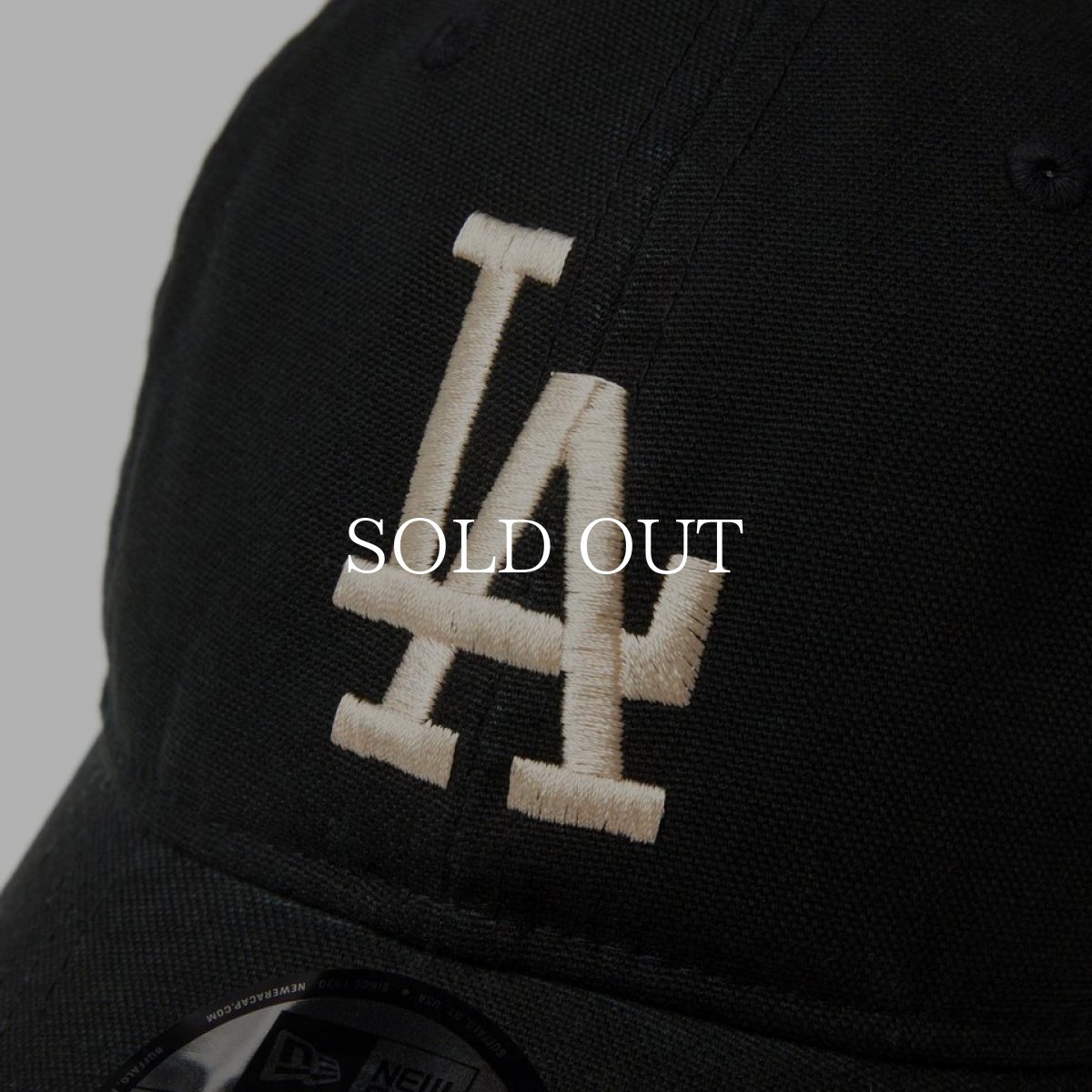 画像5: NEW ERA  9TWENTY Washed Duck ロサンゼルス・ドジャース ブラック (5)