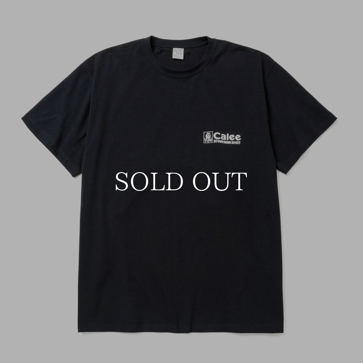 画像1: CALEE  STRETCH CAL NT LOGO TEE ＜NATURALLY PAINT DESIGN＞ (1)