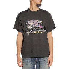 画像3: CALEE  BINDER NECK EAGLE LOGO VINTAGE TEE ＜NATURALLY PAINT DESIGN＞ (3)
