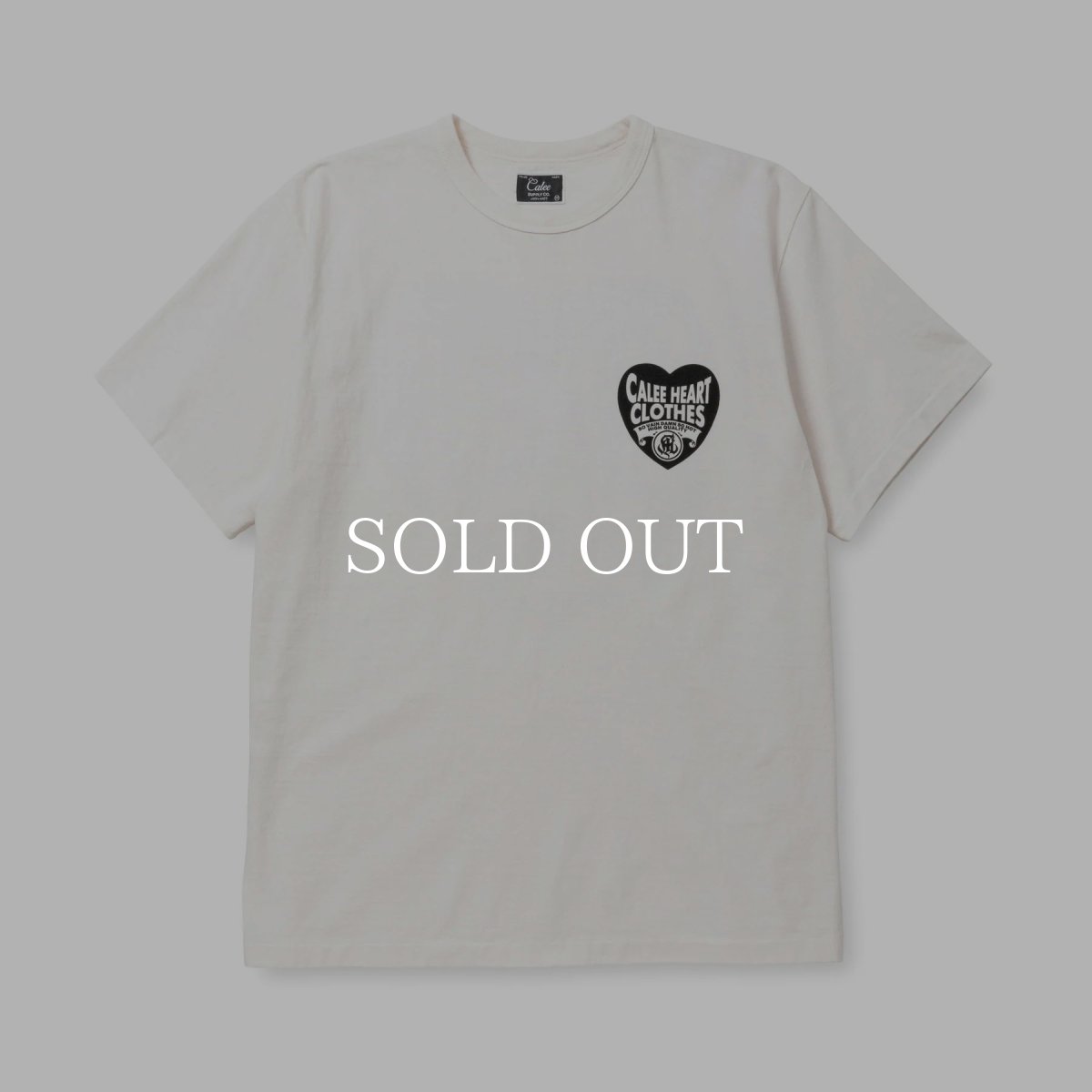 画像1: CALEE  BINDER NECK CALEE CLOTHING VINTAGE TEE (1)