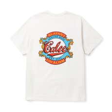 画像2: CALEE  BINDER NECK B.L EMBLEM LOGO VINTAGE TEE ＜NATURALLY PAINT DESIGN＞ (2)