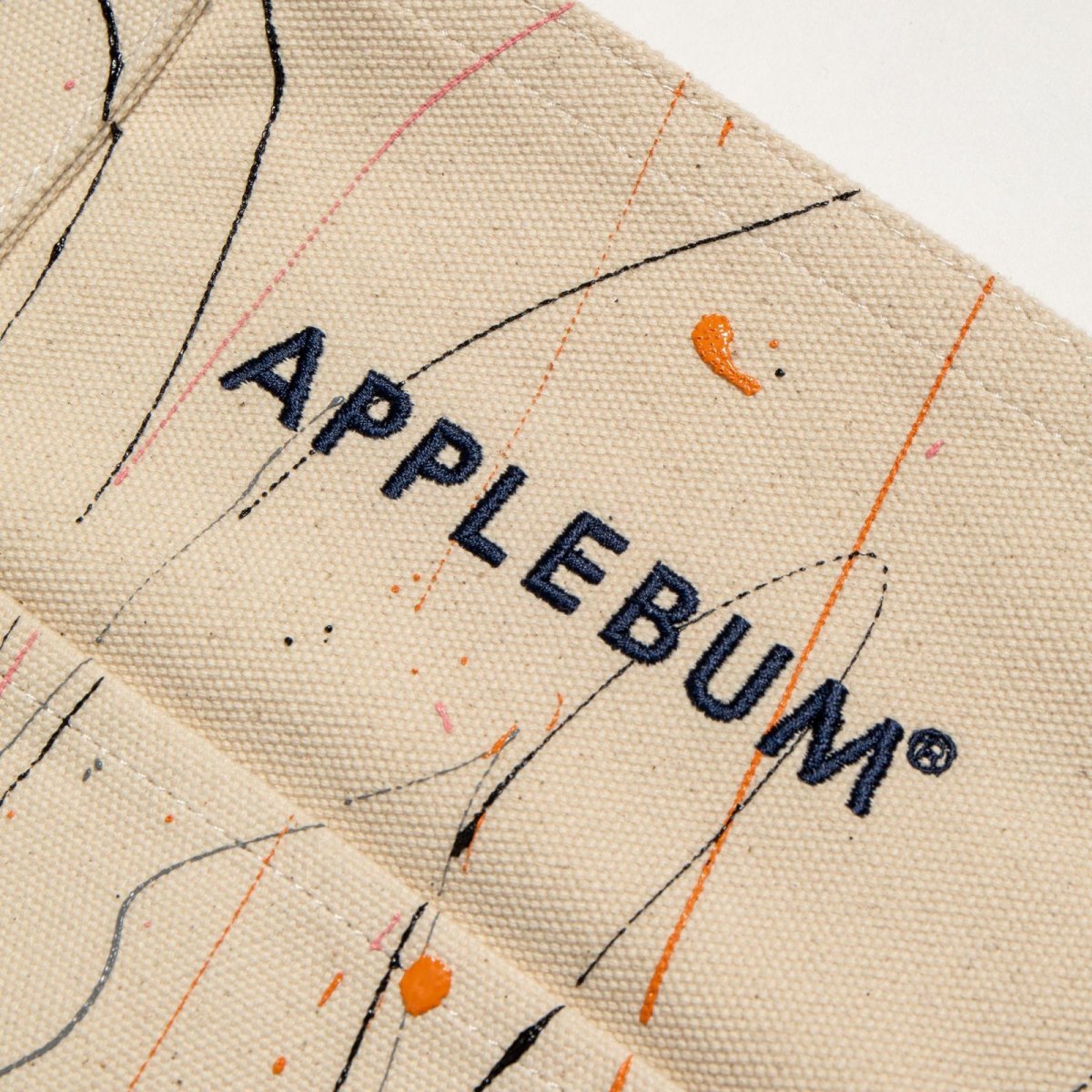 画像4: APPLEBUM  Paint Totebag [TiEDYE FREAK] (4)
