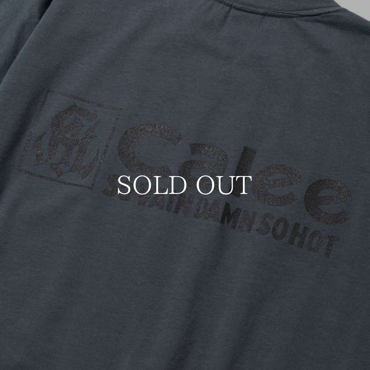 画像8: CALEE  STRETCH CAL NT LOGO TEE ＜NATURALLY PAINT DESIGN＞ (8)