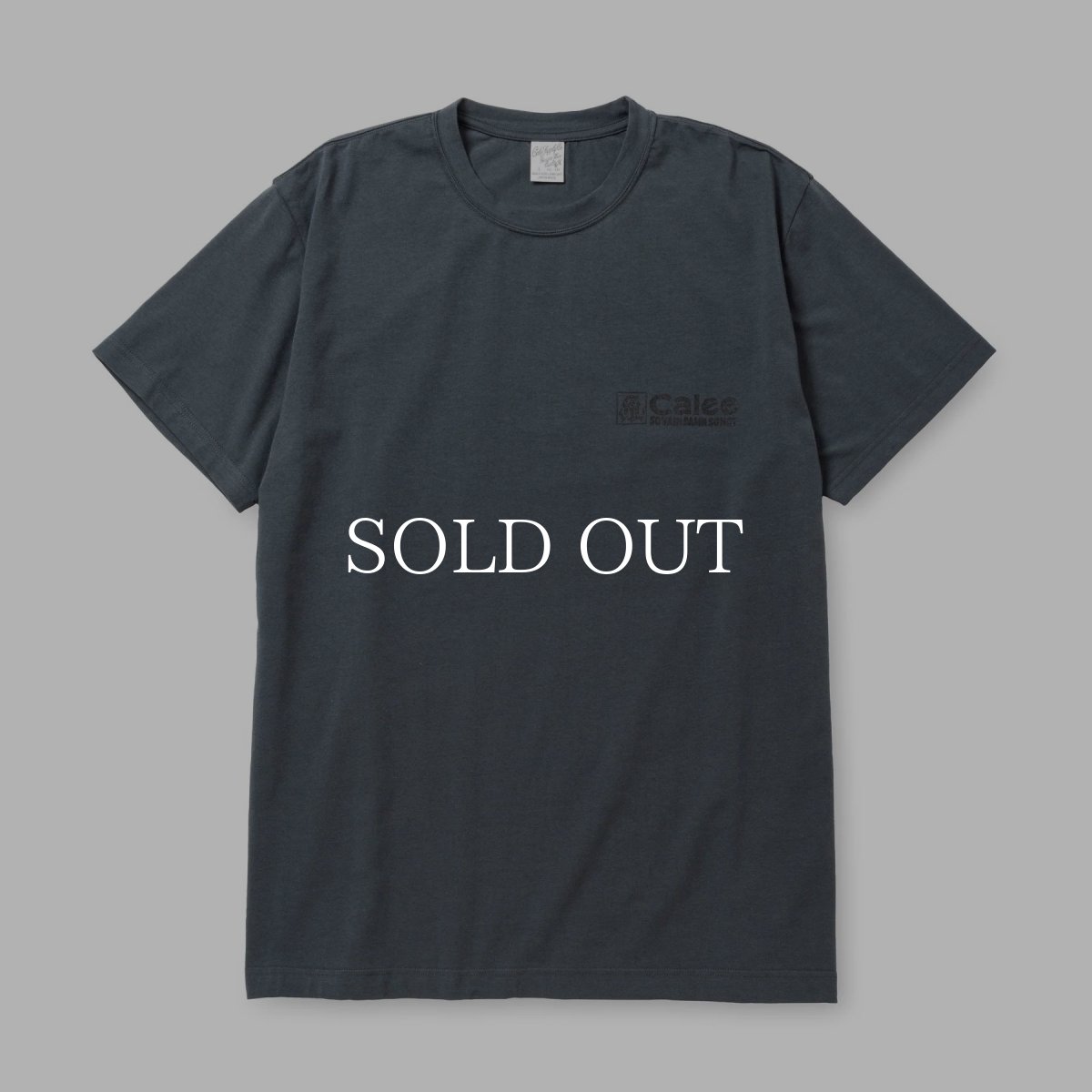 画像5: CALEE  STRETCH CAL NT LOGO TEE ＜NATURALLY PAINT DESIGN＞ (5)