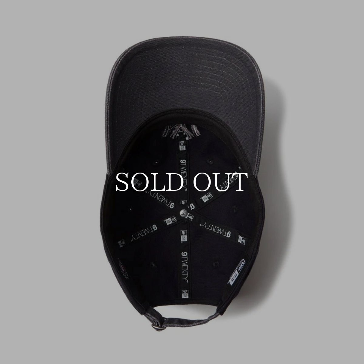 画像4: NEW ERA  9TWENTY Washed Duck ニューヨーク・ヤンキース ネイビー グラファイトバイザー (4)