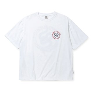 【CALEE】VINTAGE Tシャツ ホワイト/ブラック CALEE - BINDER NECK CALEE CLOTHING VINTAGE TEE (WHITE