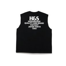 画像1: HideandSeek  H&S Logo Sleeveless Tee (BigSilhouette) (1)