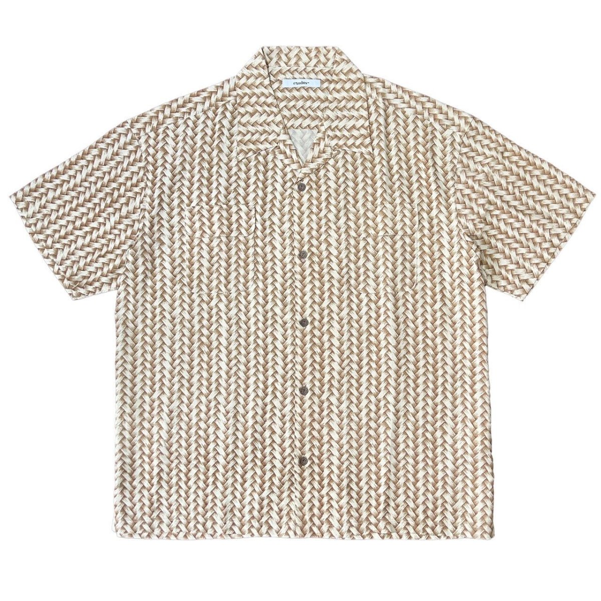 画像1: exodus  AJIRO BAMBOO S/S HAWAIIAN SHIRT (1)