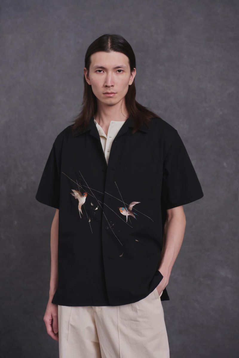 画像7: OLD JOE   SILK NEP CLOTH SOUVENIR SHIRTS (Short-sleeve) (7)