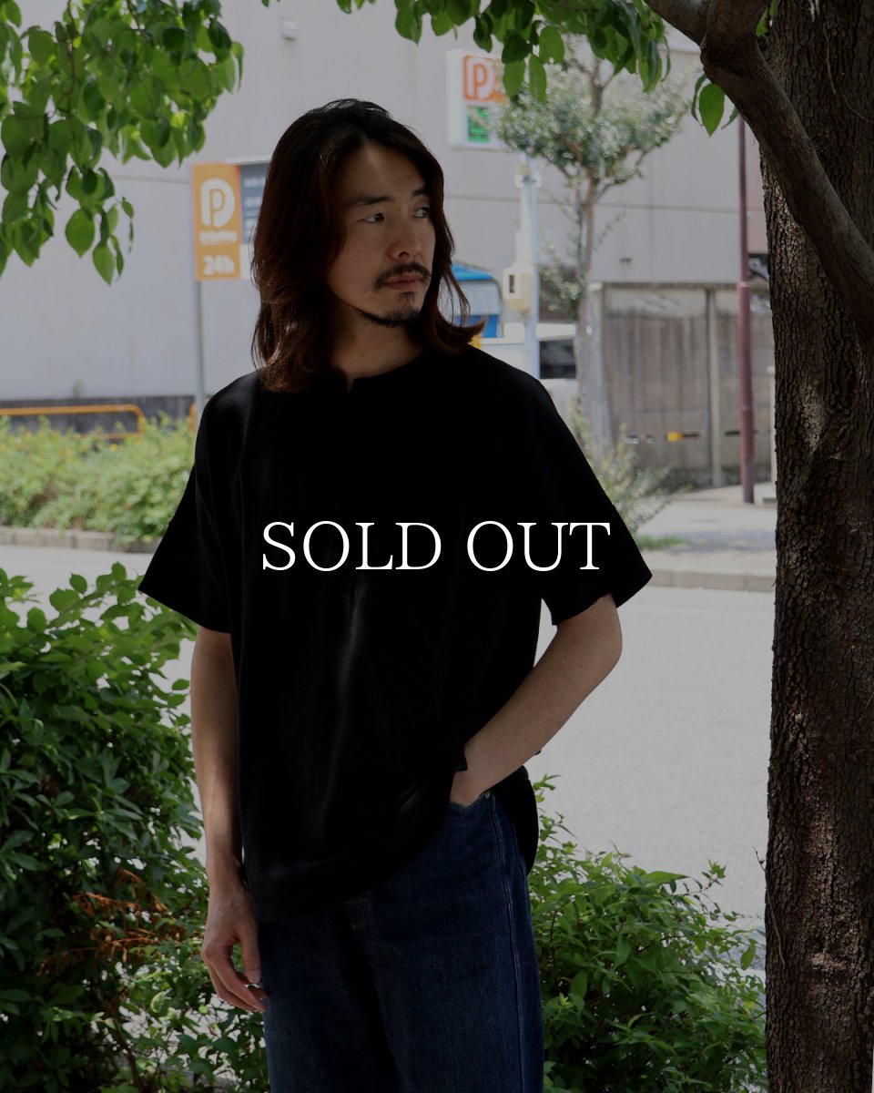 画像5: nonnative CLERK S/S T-NECK TEE COTTON PIQUE OVERDYED (5)