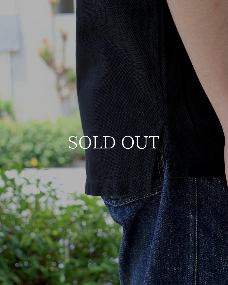 画像4: nonnative CLERK S/S T-NECK TEE COTTON PIQUE OVERDYED (4)