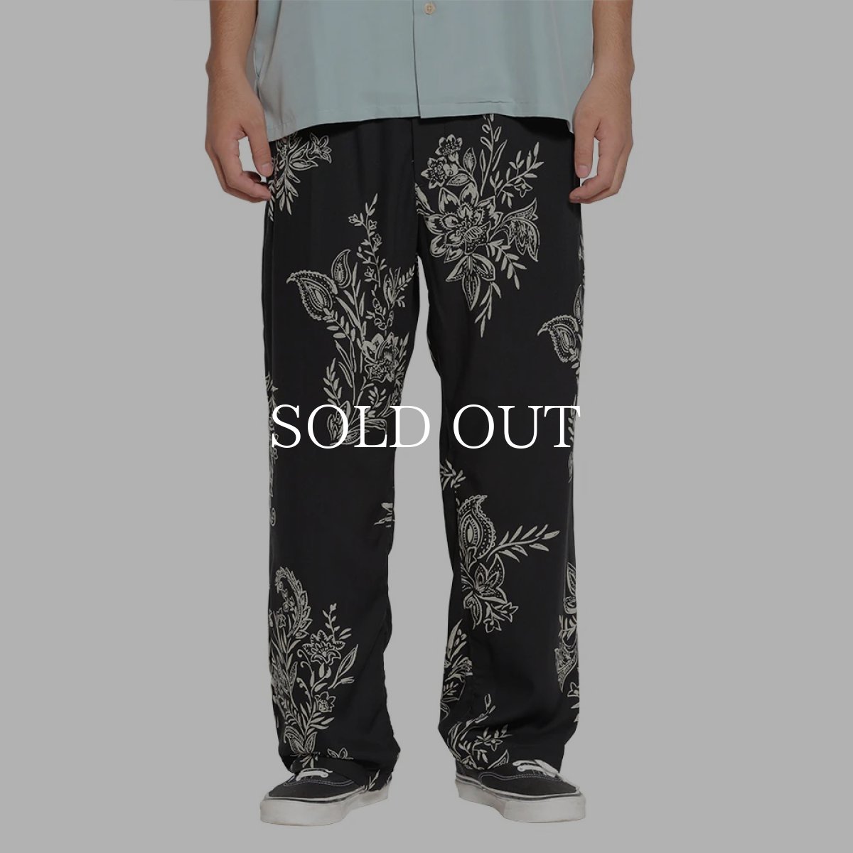 画像8: CALEE  FLOWER PATTERN RELAX PANTS (8)