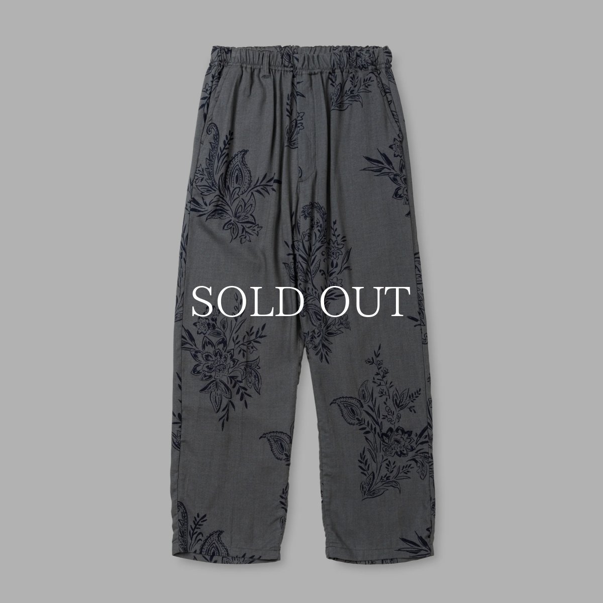 画像7: CALEE  FLOWER PATTERN RELAX PANTS (7)