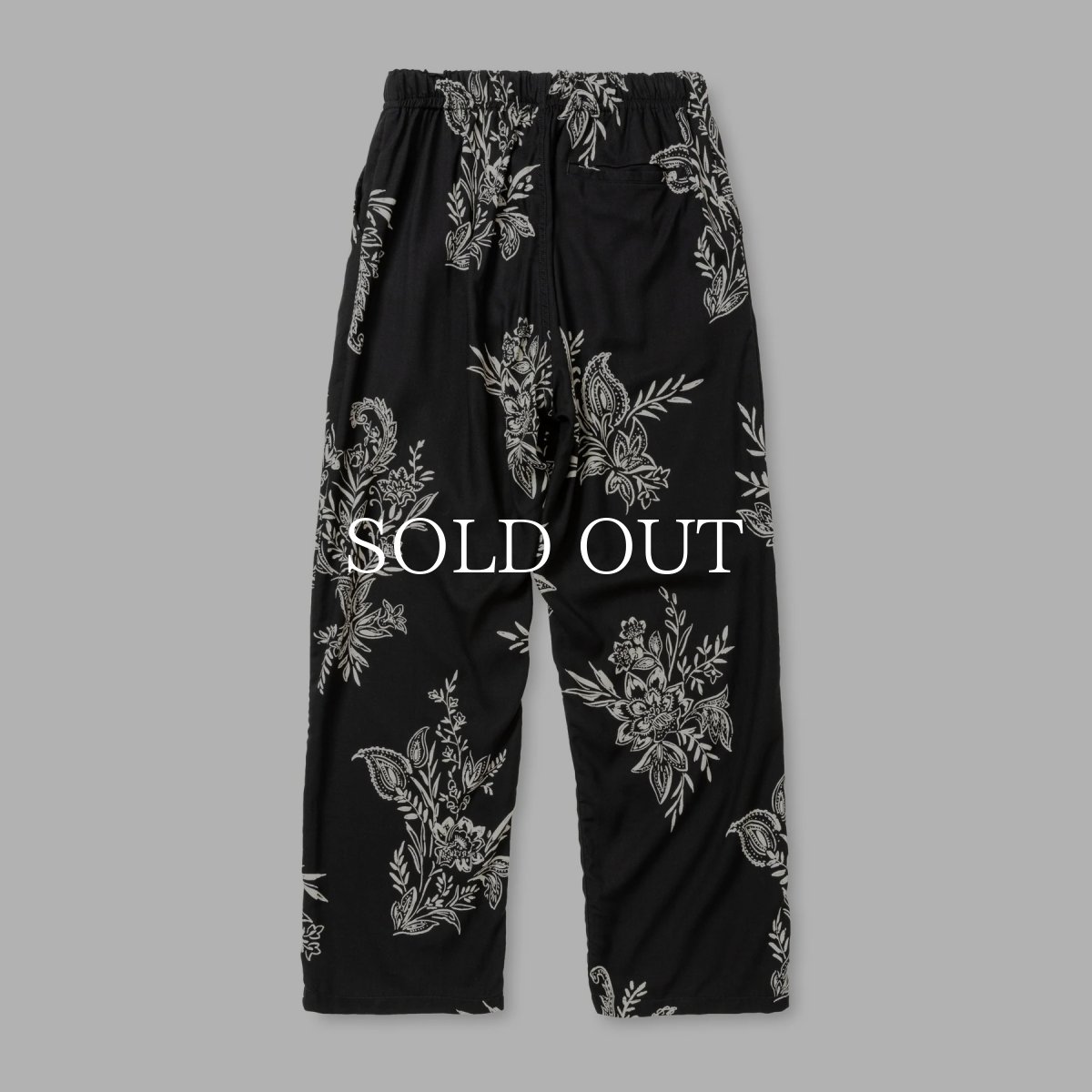 画像2: CALEE  FLOWER PATTERN RELAX PANTS (2)