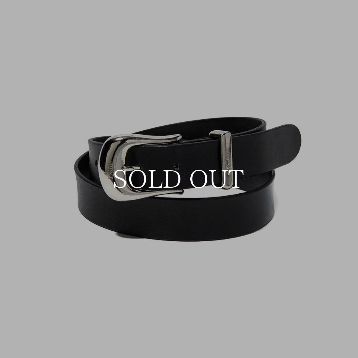 画像1: CALEE  LEATHER PLANE BELT (1)