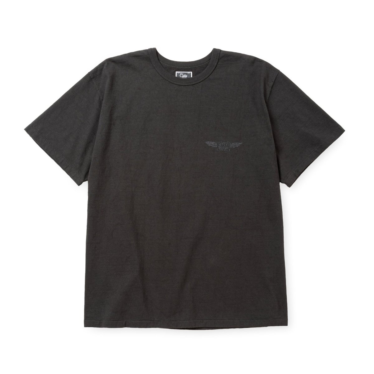 画像4: CALEE  BINDER NECK WING LOGO VINTAGE TEE ＜NATURALLY PAINT DESIGN＞ (4)