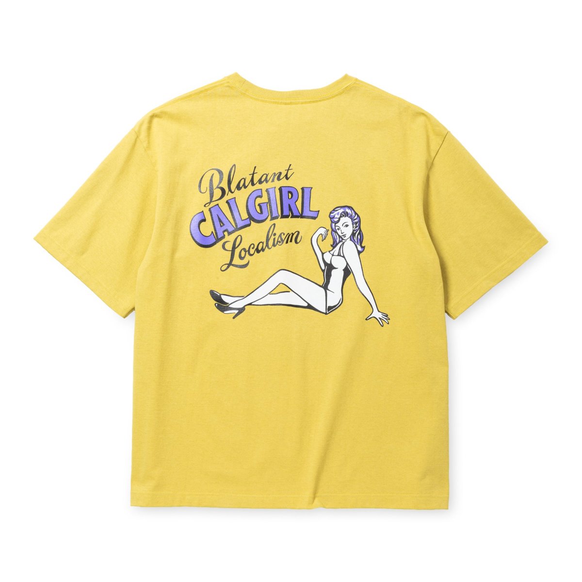 画像7: CALEE  VINTAGE TYPE SYNDICATE RETRO GIRL TEE ＜NATURALLY PAINT DESIGN＞ (7)
