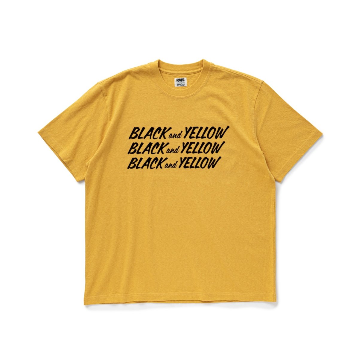 画像4: RATS  BLACK and YELLOW TEE (4)