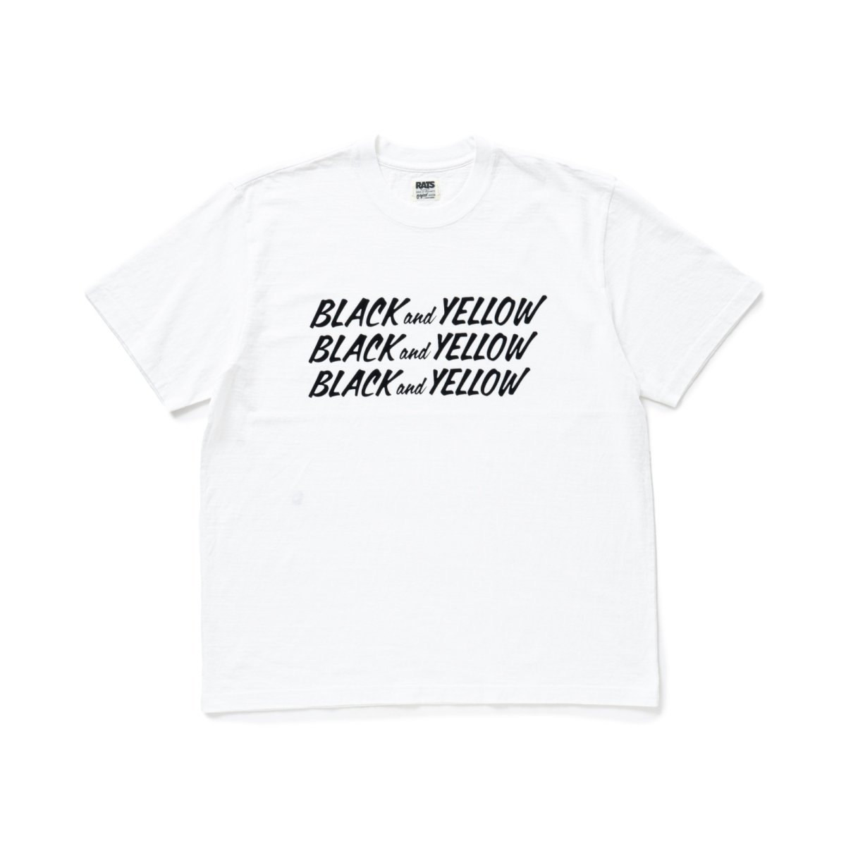 画像1: RATS  BLACK and YELLOW TEE (1)