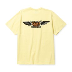 画像7: CALEE  BINDER NECK WING LOGO VINTAGE TEE ＜NATURALLY PAINT DESIGN＞ (7)