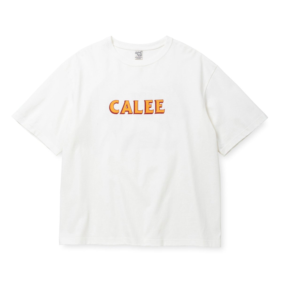 画像2: CALEE  VINTAGE TYPE SYNDICATE RETRO GIRL TEE ＜NATURALLY PAINT DESIGN＞ (2)