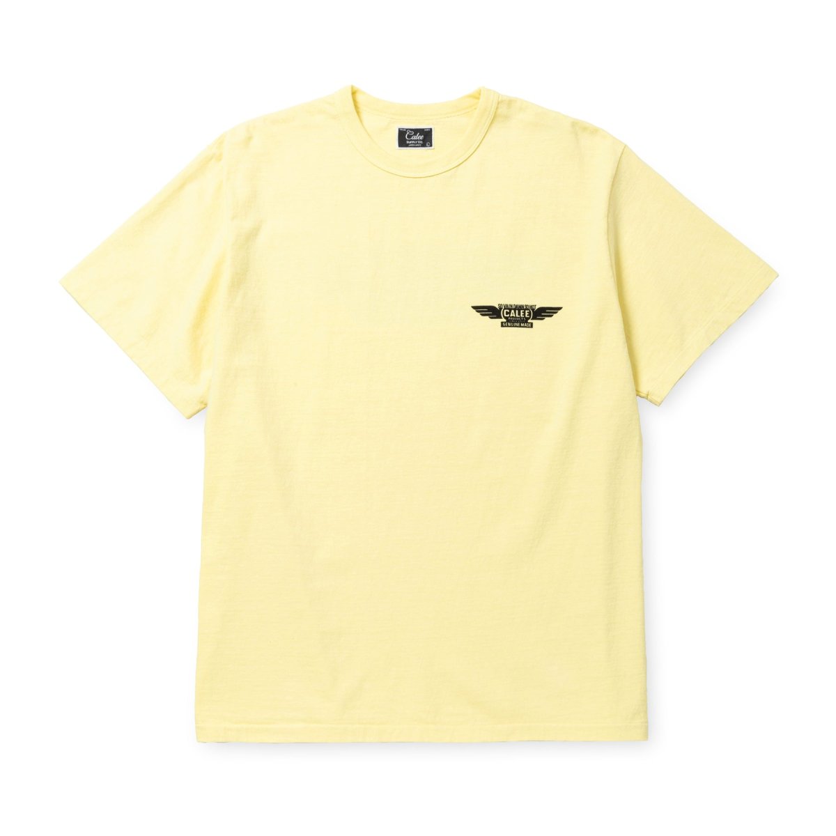 画像8: CALEE  BINDER NECK WING LOGO VINTAGE TEE ＜NATURALLY PAINT DESIGN＞ (8)