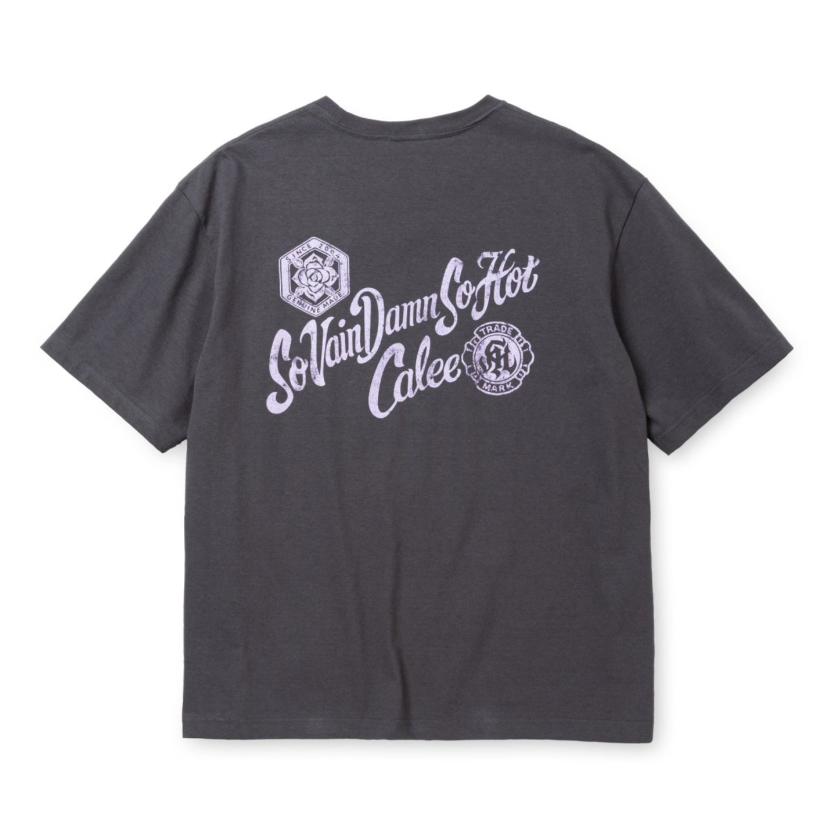 画像1: CALEE  VINTAGE TYPE S.V.D.S.H S/S TEE ＜NATURALLY PAINT DESIGN＞ (1)