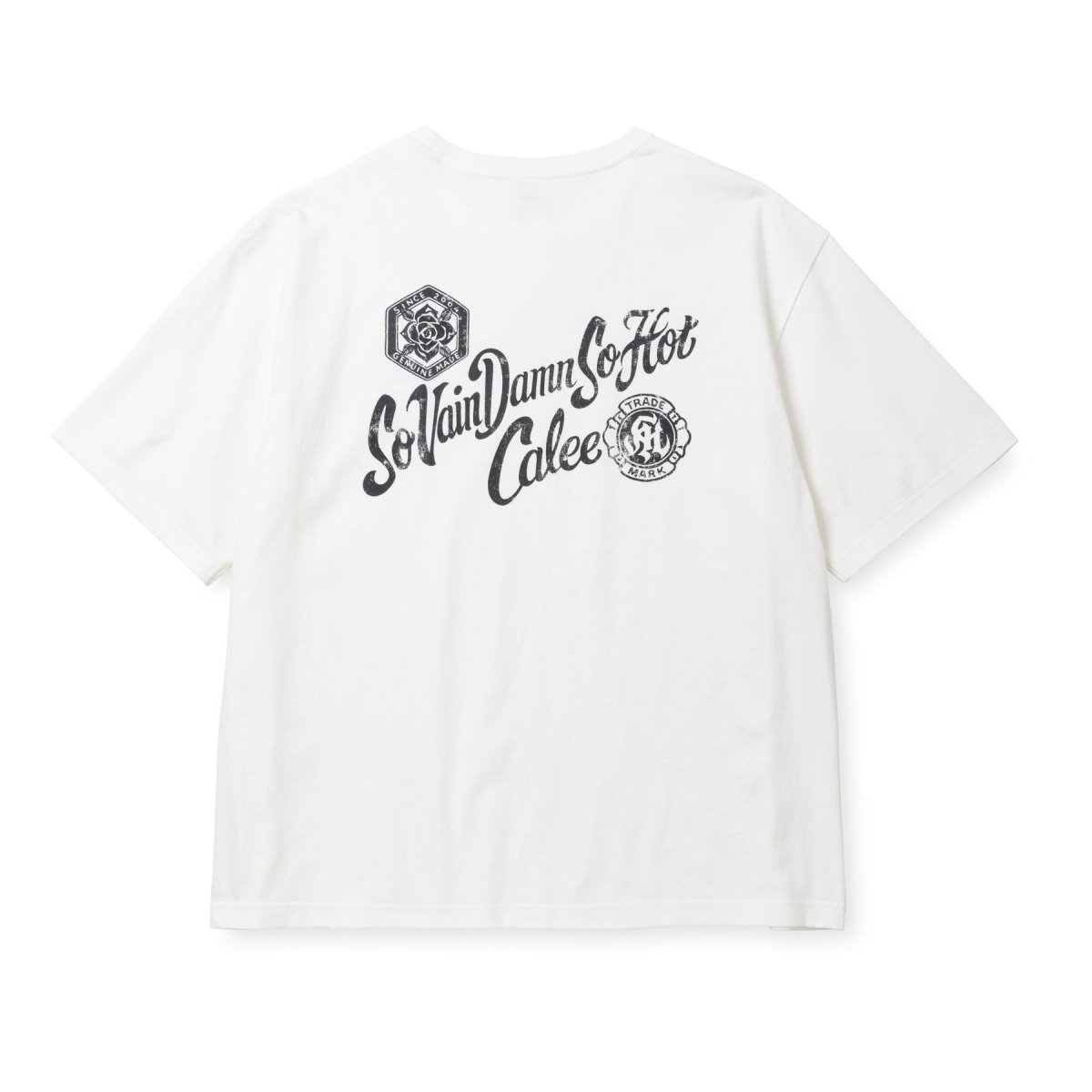 画像3: CALEE  VINTAGE TYPE S.V.D.S.H S/S TEE ＜NATURALLY PAINT DESIGN＞ (3)