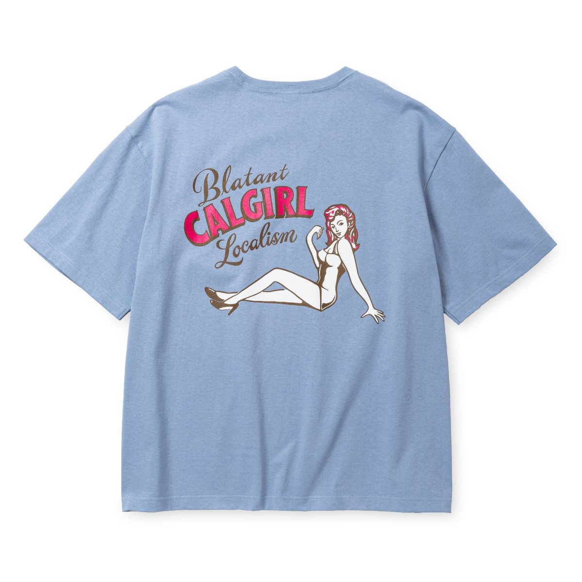 画像5: CALEE  VINTAGE TYPE SYNDICATE RETRO GIRL TEE ＜NATURALLY PAINT DESIGN＞ (5)