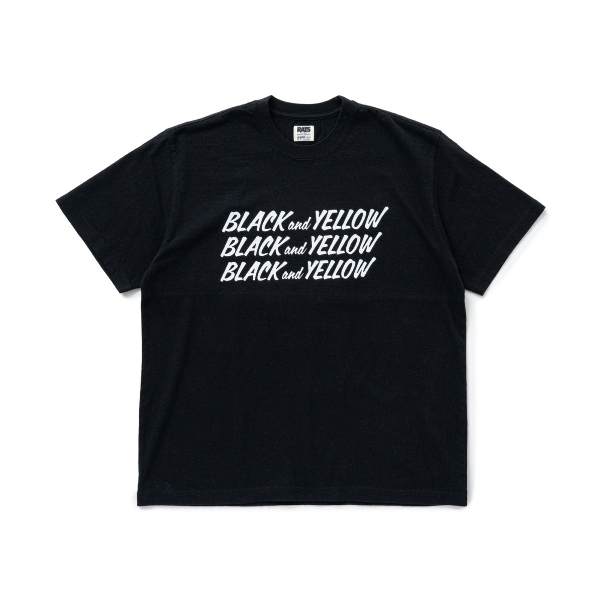 画像2: RATS  BLACK and YELLOW TEE (2)