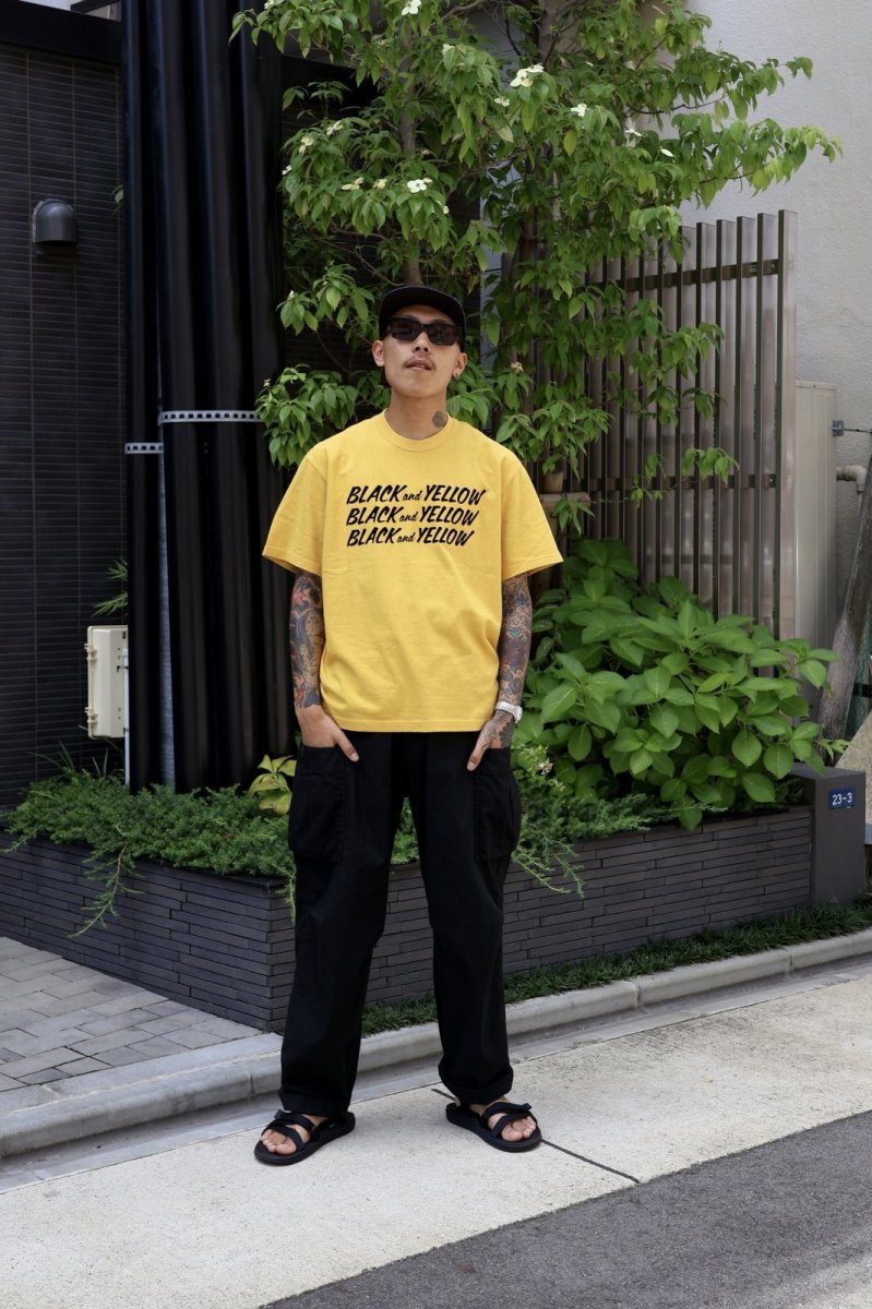 画像9: RATS  BLACK and YELLOW TEE (9)
