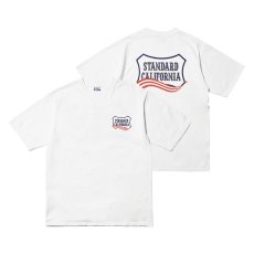 画像1: STANDARD CALIFORNIA  SD Heavyweight Shield Logo T July 4th (1)