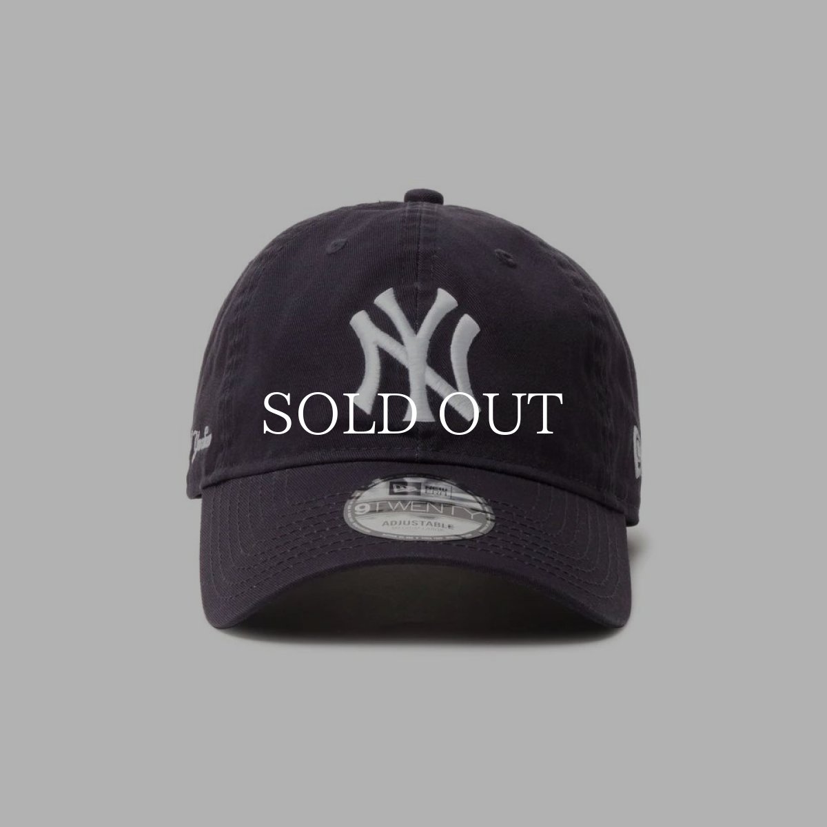 画像2: NEW ERA  9TWENTY MLB Side Patch ニューヨーク・ヤンキース ネイビー (2)