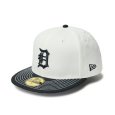 画像1: NEW ERA  59FIFTY Duck Canvas デトロイト・タイガース アイボリー ブラックバイザー (1)