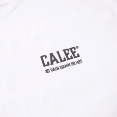画像9: CALEE  × SHELTECH®︎ CALEE NATIONAL LOGO WIDE TEE (9)