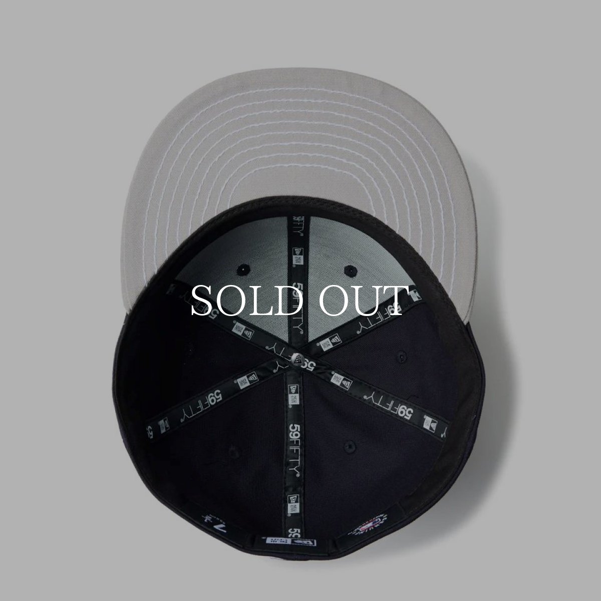 画像4: NEW ERA  59FIFTY Duck Canvas ニューヨーク・ヤンキース ネイビー グレーバイザー (4)