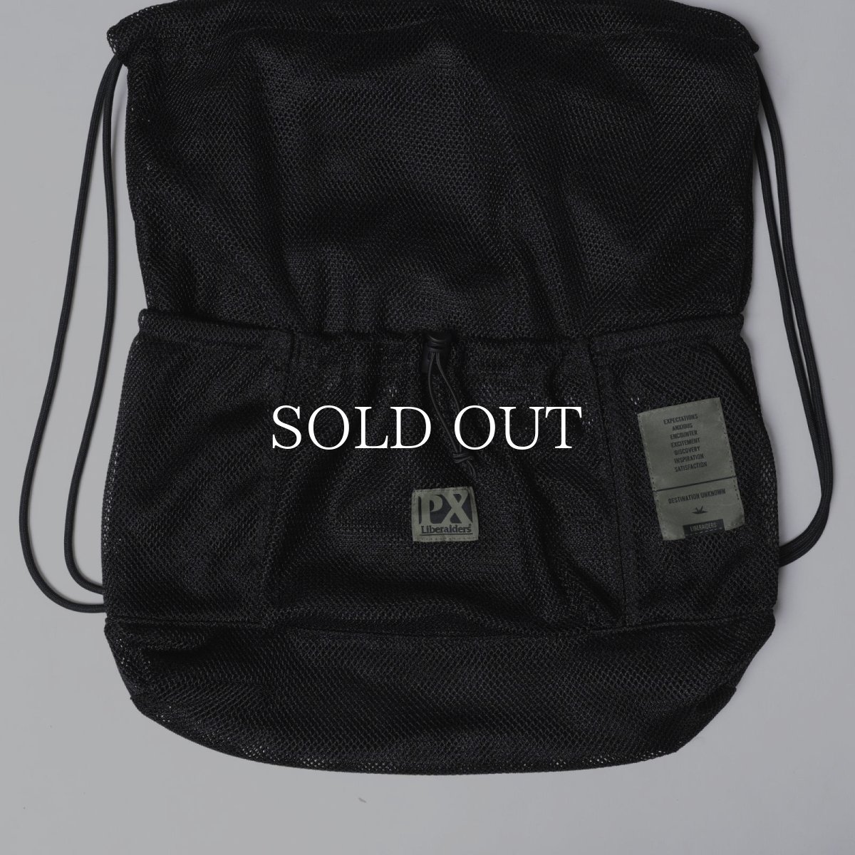 画像5: Liberaiders  PX MESH DRAWSTRING BAG (5)