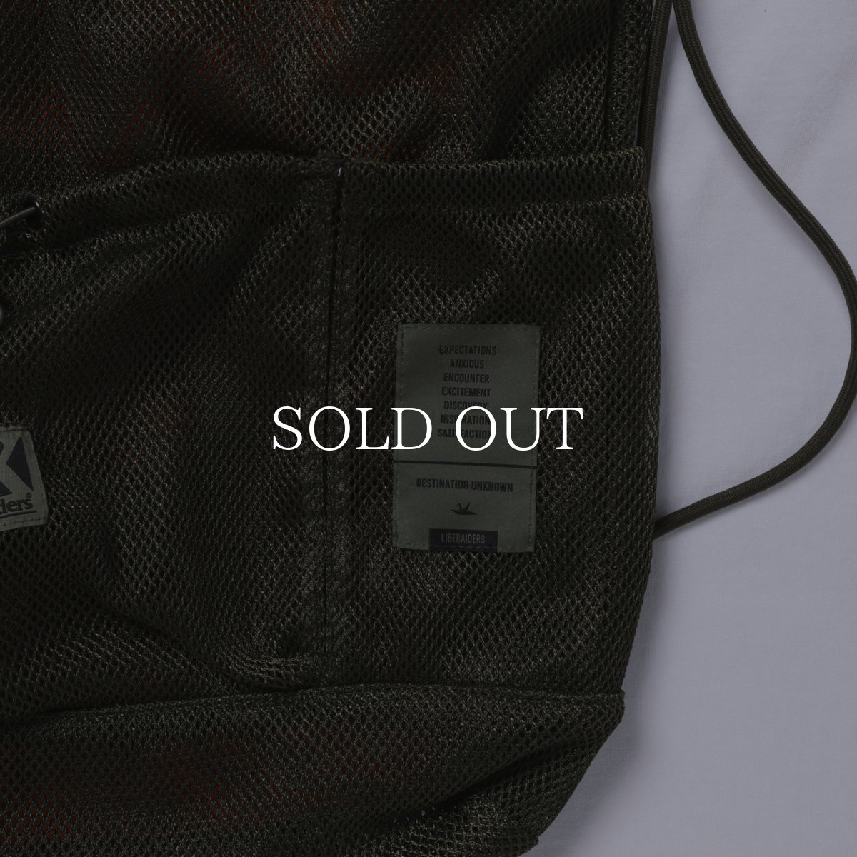 画像4: Liberaiders  PX MESH DRAWSTRING BAG (4)