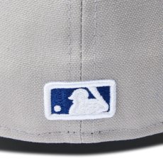 画像7: NEW ERA  59FIFTY Duck Canvas ロサンゼルス・ドジャース グレー ダークロイヤルバイザー (7)