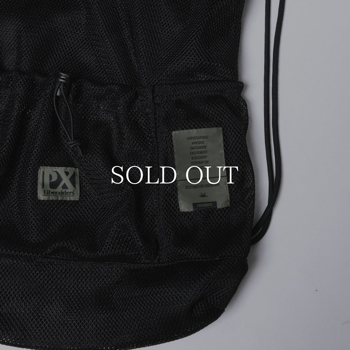画像6: Liberaiders  PX MESH DRAWSTRING BAG (6)
