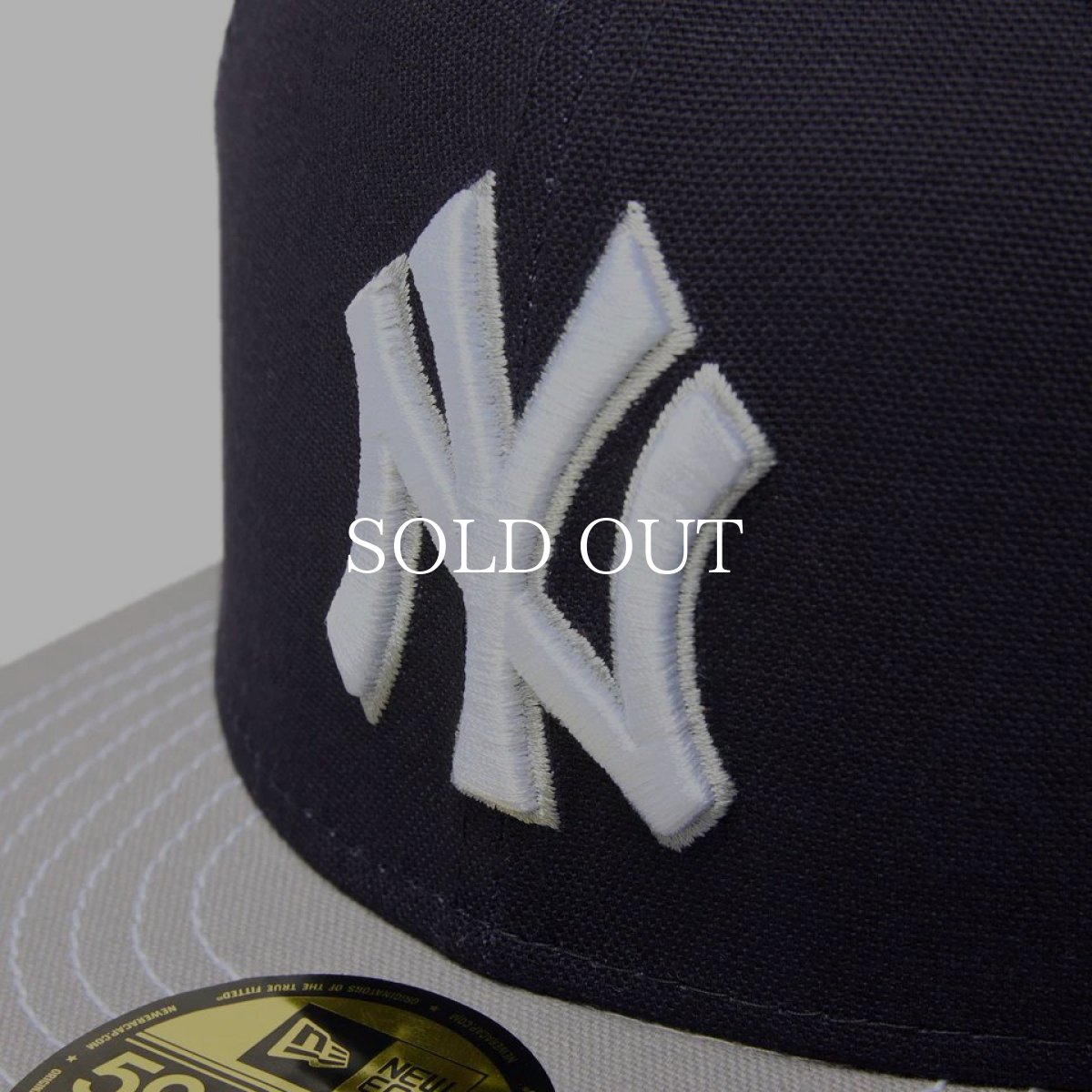 画像5: NEW ERA  59FIFTY Duck Canvas ニューヨーク・ヤンキース ネイビー グレーバイザー (5)