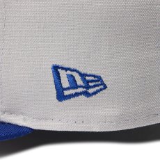 画像6: NEW ERA  59FIFTY Duck Canvas ロサンゼルス・ドジャース グレー ダークロイヤルバイザー (6)