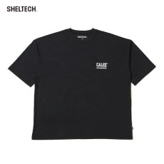 画像1: CALEE  × SHELTECH®︎ CALEE NATIONAL LOGO WIDE TEE (1)