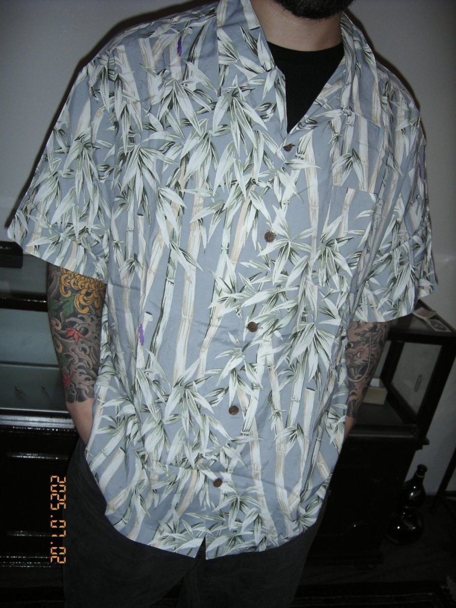 画像4: exodus  BIG BAMBOO HAWAIIAN SHIRT (4)