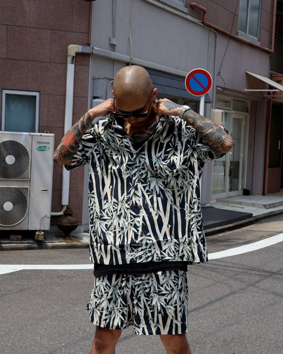 画像3: exodus  BIG BAMBOO HAWAIIAN SHORTS (3)