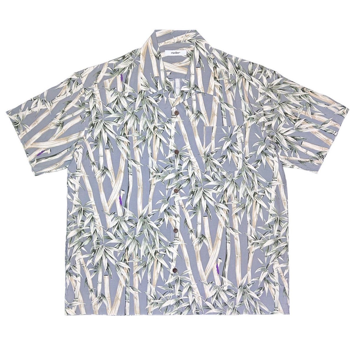 画像2: exodus  BIG BAMBOO HAWAIIAN SHIRT (2)