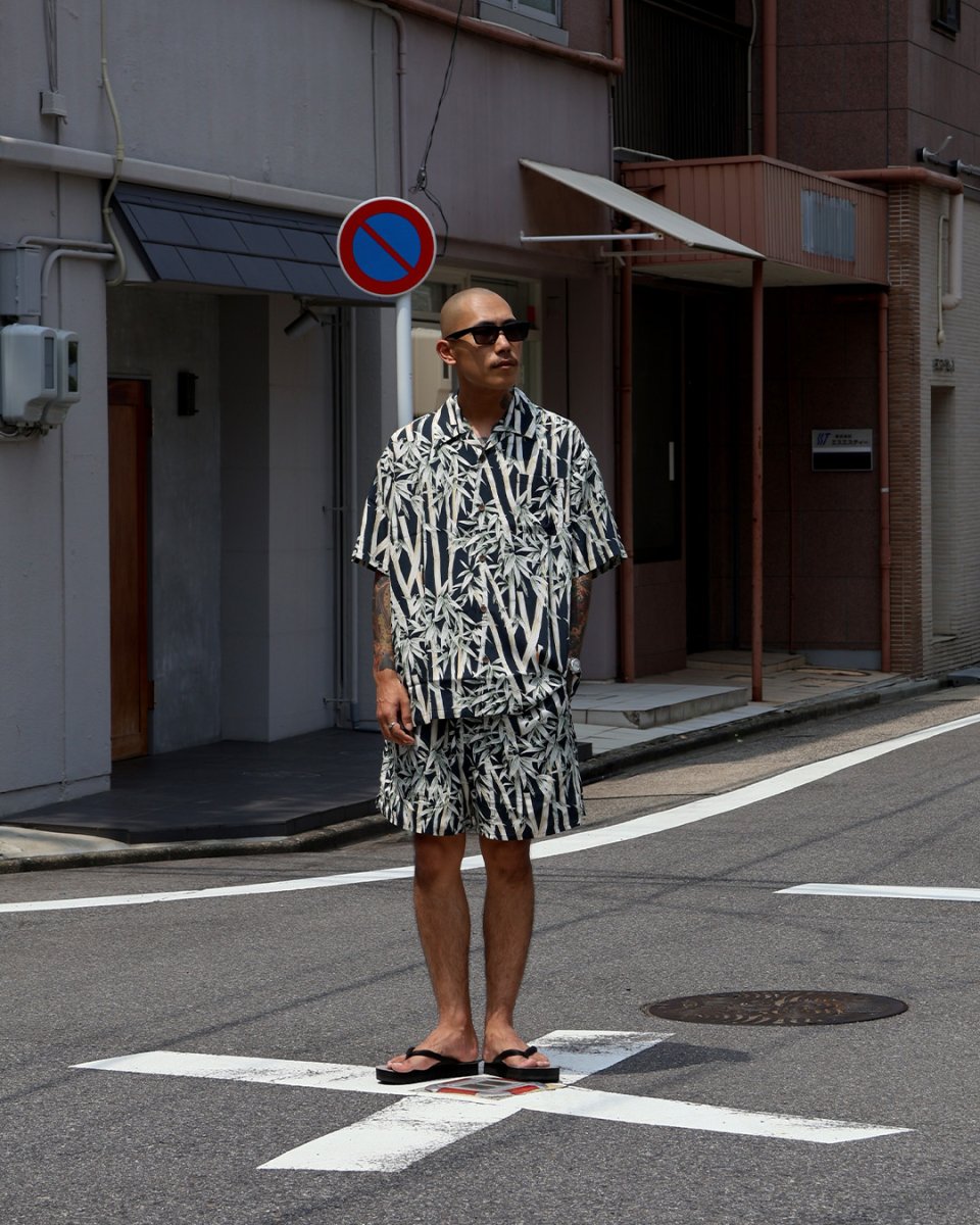 画像4: exodus  BIG BAMBOO HAWAIIAN SHORTS (4)